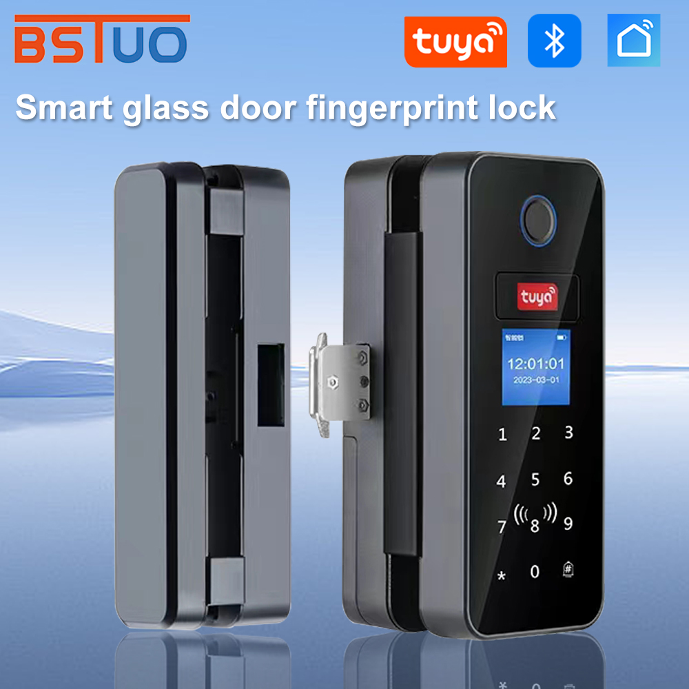 Glass Door Hinge - Doppel Haken Smart Glas Türschloss Glas