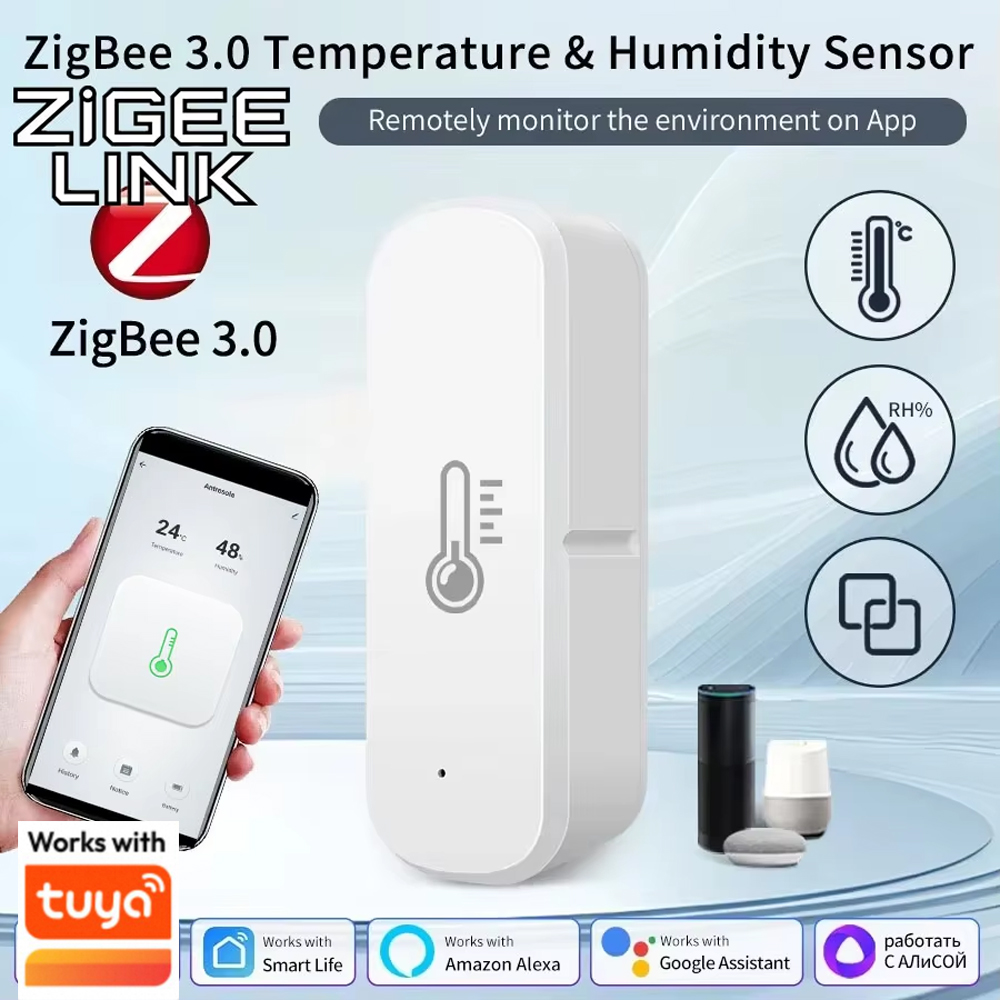 Digital Hygrometer Probe - Intelligenter Zigbee 3.0 Temperatur- und Feuchtigkeitssensor