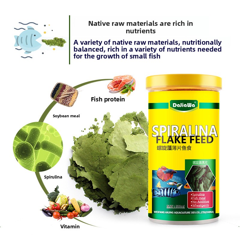 DaJiaWa Spirulina-Flockenfisch – Tetra Food Tropical Flakes Bewertung und Preis